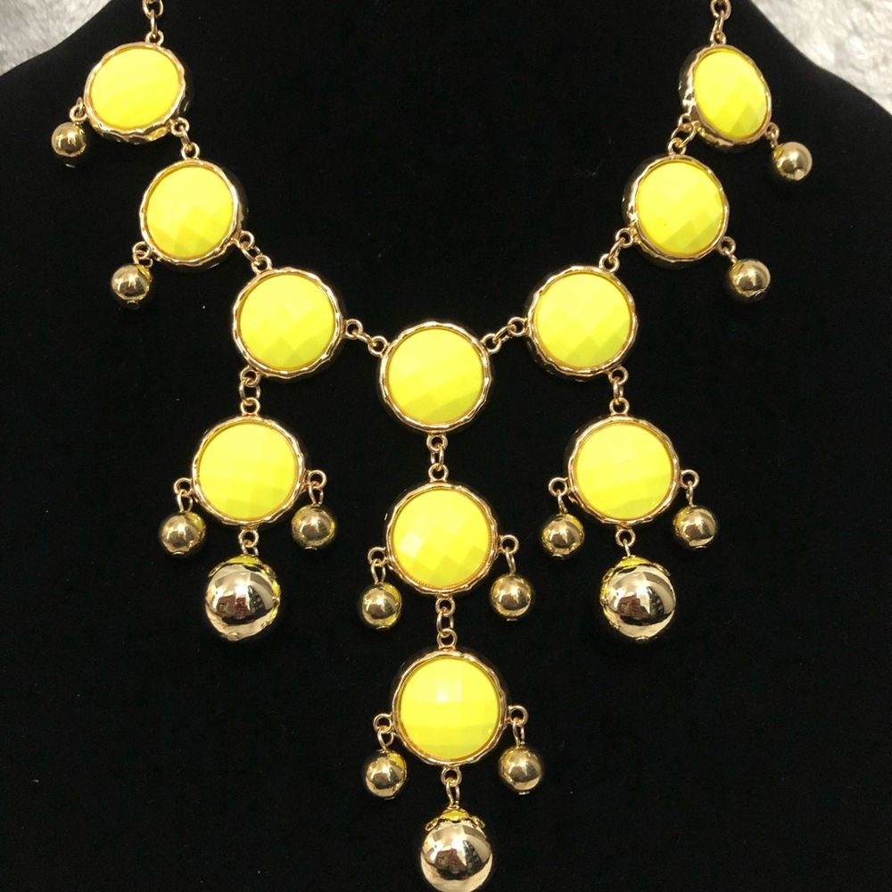 Neon bubble necklace